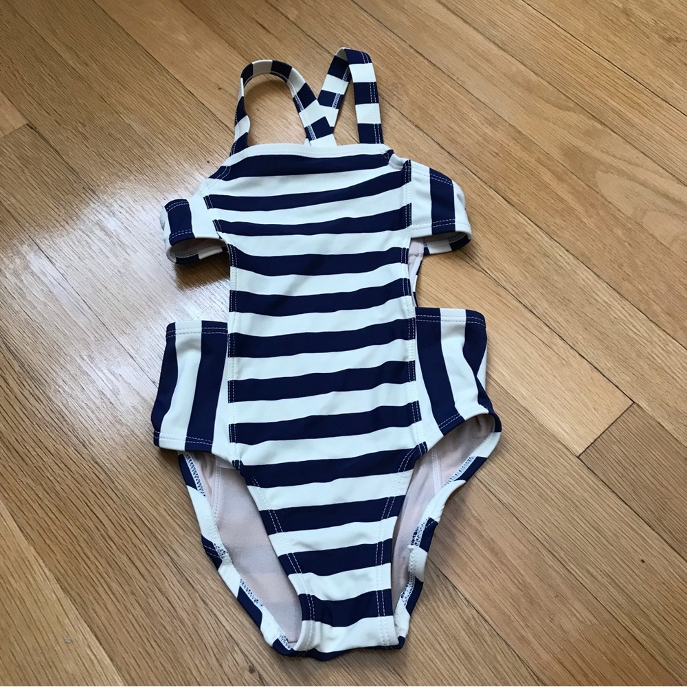 Tea Collection Girls’ One-Piece Swimsuit, Sz 4